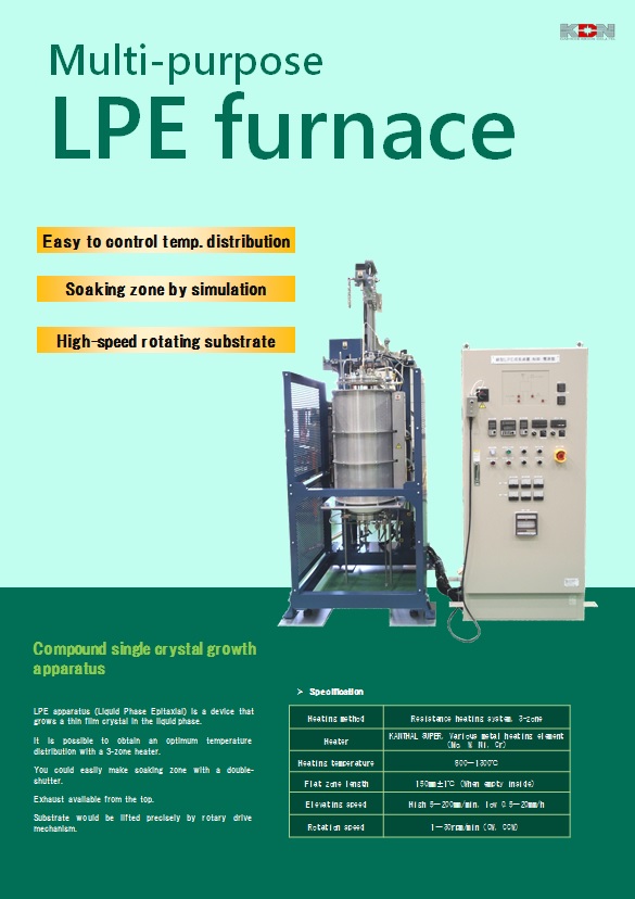 Multi-purpose LPE furnace